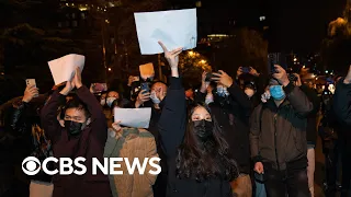 Protests erupt across China against strict COVID-19 measures