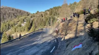 2022 Monte Carlo Rally Crash Adrian Fourmaux