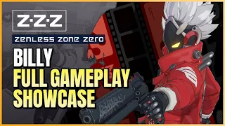 Billy Kid Gameplay Showcase (Skills, Talents, Animations) | Zenless Zone Zero 1st CBT Tuning Test