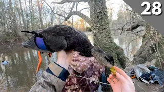 Duck Hunting The River During A Cold Snap | Mixed Bag On Public Water