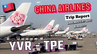 China Airlines 2023 Trip Report YVR - TPE
