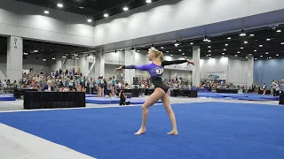 Carly Bauman - Floor Exercise - 2018 Women's Junior Olympic National Championships