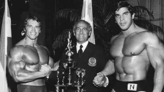 Arnold Schwarzenegger vs Louis Ferrigno ("Pumping iron")