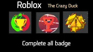 The Crazy Duck:complete the badges Be Crushed by a Speeding Wall