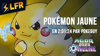 Pokémon Yellow en 2:01:24 (Any% Glitchless) [AGDQ2023]