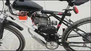 homemade motorized faster bike 49cc off road