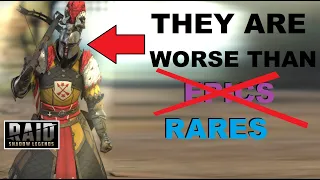 TOTALLY USELESS...The Seven WORST Affinity Legendary Champions in RAID...and how to BUFF them...