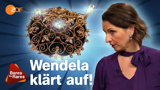 Keine Punze, kein Problem: Anhänger mit Diamanten von Detektivin Wendela erforscht | Bares für Rares