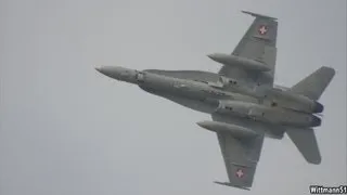 МАКС-2013 - ВВС Швейцарии Swiss F-18 MAKS