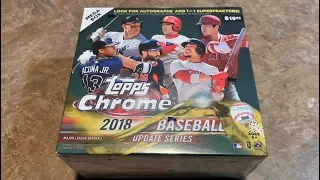 NEW RELEASE!  2018 TOPPS CHROME UPDATE + OCTOBER CONTEST FINALISTS