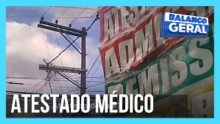 Câmera do Balanço mostra como funciona a feira de venda de atestados médicos em SP