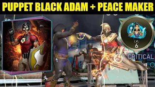 PEACEMAKER + Puppet Black Adam Testing Injustice 2 Mobile