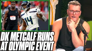 Pat McAfee Reacts To DK Metcalf's Olympic Track Trial