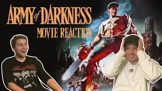 Army of Darkness (1992) MOVIE REACTION! FIRST TIME WATCHING!!