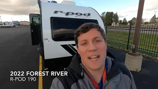 2022 Forest River R-Pod 190 Travel Trailer