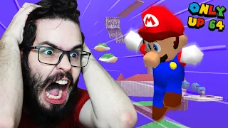 PIREI DE RAIVA COM ESSA HACK DE MARIO! - ONLY UP 64