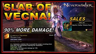 SUMMER FEST SALES: Slab of Vecna NEW Mount so BROKEN! (dealing 90% more damage) - Neverwinter M26