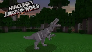 ALL DINOSAURS & HYBRIDS MODELS AND ANIMATIONS | MINECRAFT JURASSIC WORLD