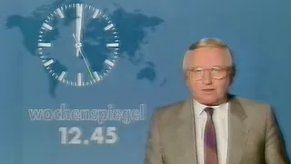 ARD Tagesschau mit Werner Veigel & Sendeschluss (19.02.1983)