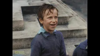 Derry in 1945, colourised