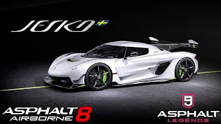 Koenigsegg Jesko: Asphalt 8 vs Asphalt 9