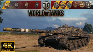 AMX Canon d'assaut 105 - Fisherman's Bay map - 9 kills - 6,1k damage World of Tanks replay 4K