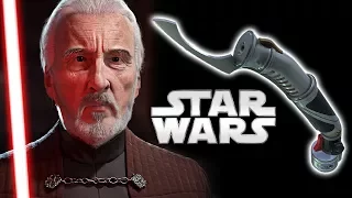 Why Does Count Dooku Use a Curved Lightsaber?? Star Wars Explained