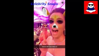 Eva Longoria and Ricky Martin present the Global Gift Gala Mexico | Snapchats November 12th 2016 |