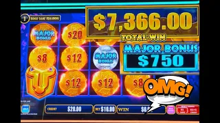 898x Bull Rush $10 Spins Hit The Biggest Jackpots Ever