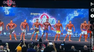 Bhuwan Chauhan in 4th Callout Men's physique Olympia 2022