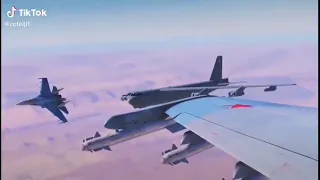 Su-27 & B-52 Black Sea