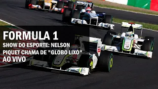 NELSON PIQUET CHAMA DE "GLOBO LIXO" AO VIVO