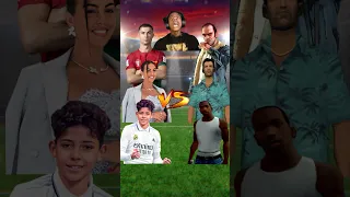 Ronaldo & Georgina & Ronaldo Jr VS GTA (Trevor, Tommy Vercetti, CJ) 🤩🤯😱