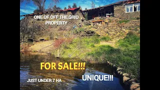 Exceptional Off Grid River Front Property For Sale In Central Portugal
