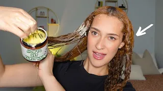MAKING MY HAIR CURLY AGAIN (my straight to curly hair routine)