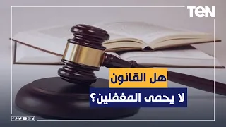 هل القانون لا يحمى المغفلين؟ أستاذ قانون يجيب