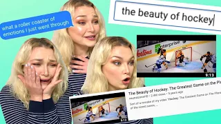 New Zealand Girl Reacts to "The Beauty of Hockey" | ROLLERCOASTER OF EMOTIONS