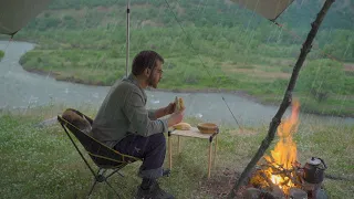 Camping in the rain | relaxing sound of nature #camping #asmr