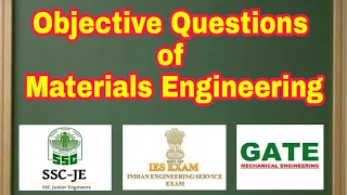 Objective questions of Materials Science, Mechanical Engineering