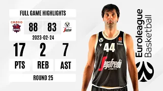 Milos Teodosic Full Game Highlights (17 PTS, 2 REB, 7 AST, 1 STL) vs Cazoo Baskonia Vitoria-Gasteiz