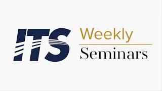 ITS Weekly Seminar 4/16/21 - The Various Silver Linings of the Impacts of the Pandemic on Traffic