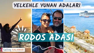 83 - Adalar Turu ilk Durak  ⛵️ RODOS ADASI ⛵️  Yelkenli Teknede Yaşam