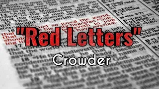 "Red Letters" by Crowder (Sign Language)[CC]