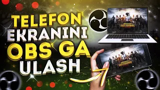 🔥TELEFON EKRANINI KOMPYUTERGA ULAB, OBS ORQALI STRIM QILISH || TELEFON EKRANINI OBS GA ULASH 2021