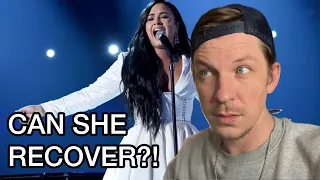 Demi Lovato Anyone Grammys Reaction Breakdown Professional Singer