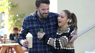 jennifer lopez & ben affleck enjoy coffee date in santa monica