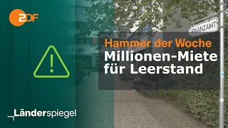 Millionen-Miete für Leerstand | Hammer der Woche vom 12.08.23 | ZDF