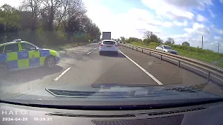 How do people crash on a straight dual carriageway?