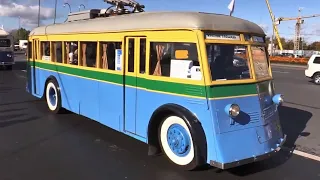 Парад ретро-троллейбусов на улицах столицы (с разных ракурсов)