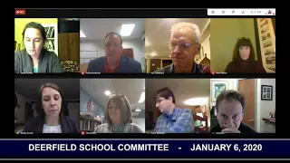 Deerfield School Committee - January 6, 2021